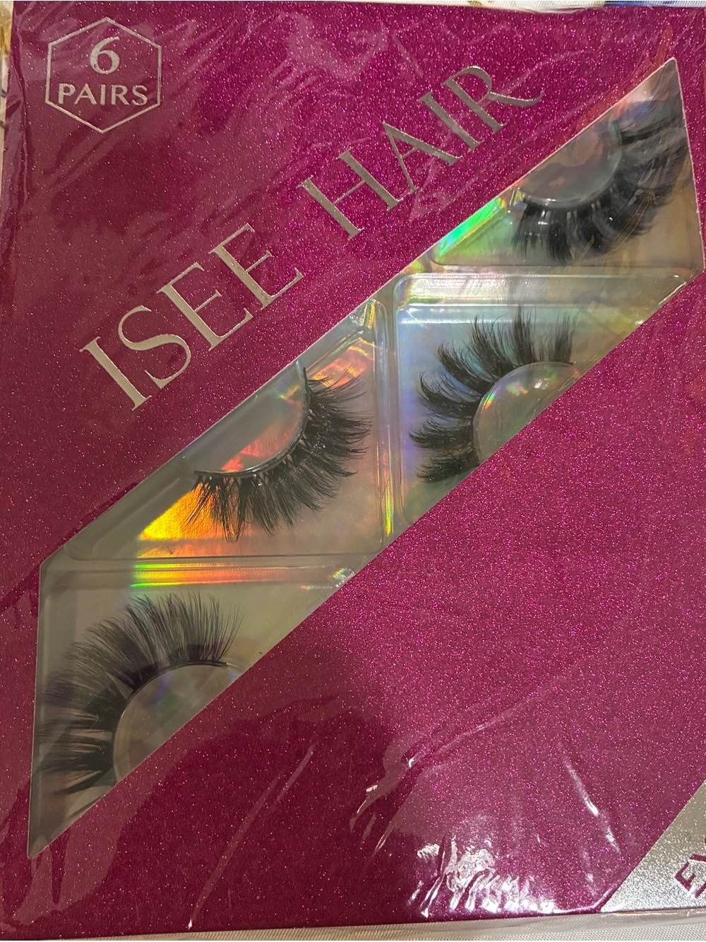 ISEE HAIR False Eyelashes - Black New in box